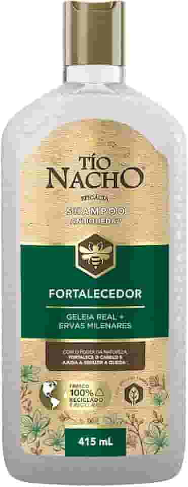 Tio Nacho - Shampoo Fortalecedor Ervas Milenares, 415ml, cabelos fortes e brilhantes