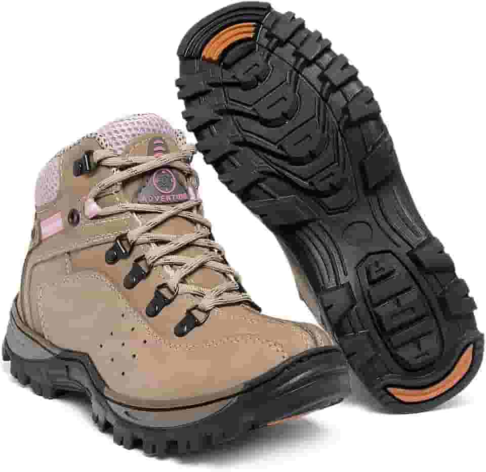 Bota Coturno Adventure Couro Feminino e Masculino