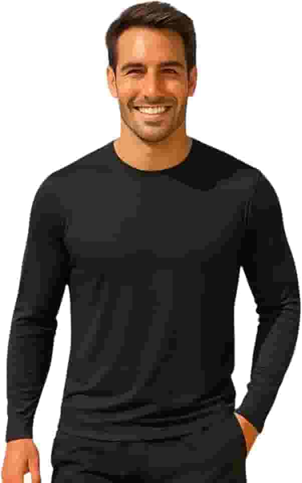 Camiseta PROTEÇÃO SOLAR UV50+ Masculina Manga Longa Térmica Fitness Academia Corrida Praia Verão 247