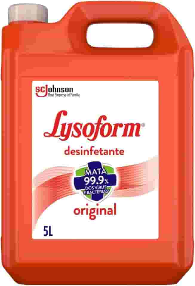 Lysoform Original, Desinfetante Líquido, Limpeza Casa, 5L