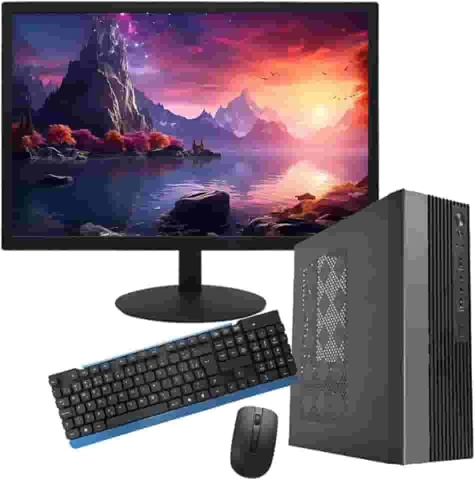 Mini Computador CPU Pc Slim desktop + Monitor 19 Intel Core I5 7ª geração com 16gb de memória ram + Ssd 480 Windows11 + Teclado + Mouse + Adaptador wifi 5g + Placa de vídeo 2GB