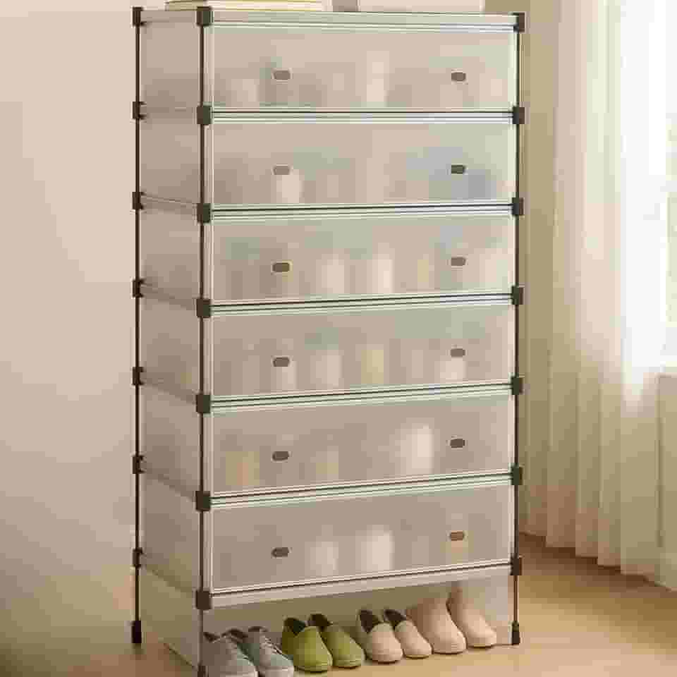 Sapateira Organizador Vertical com 6 Gavetas Multiuso