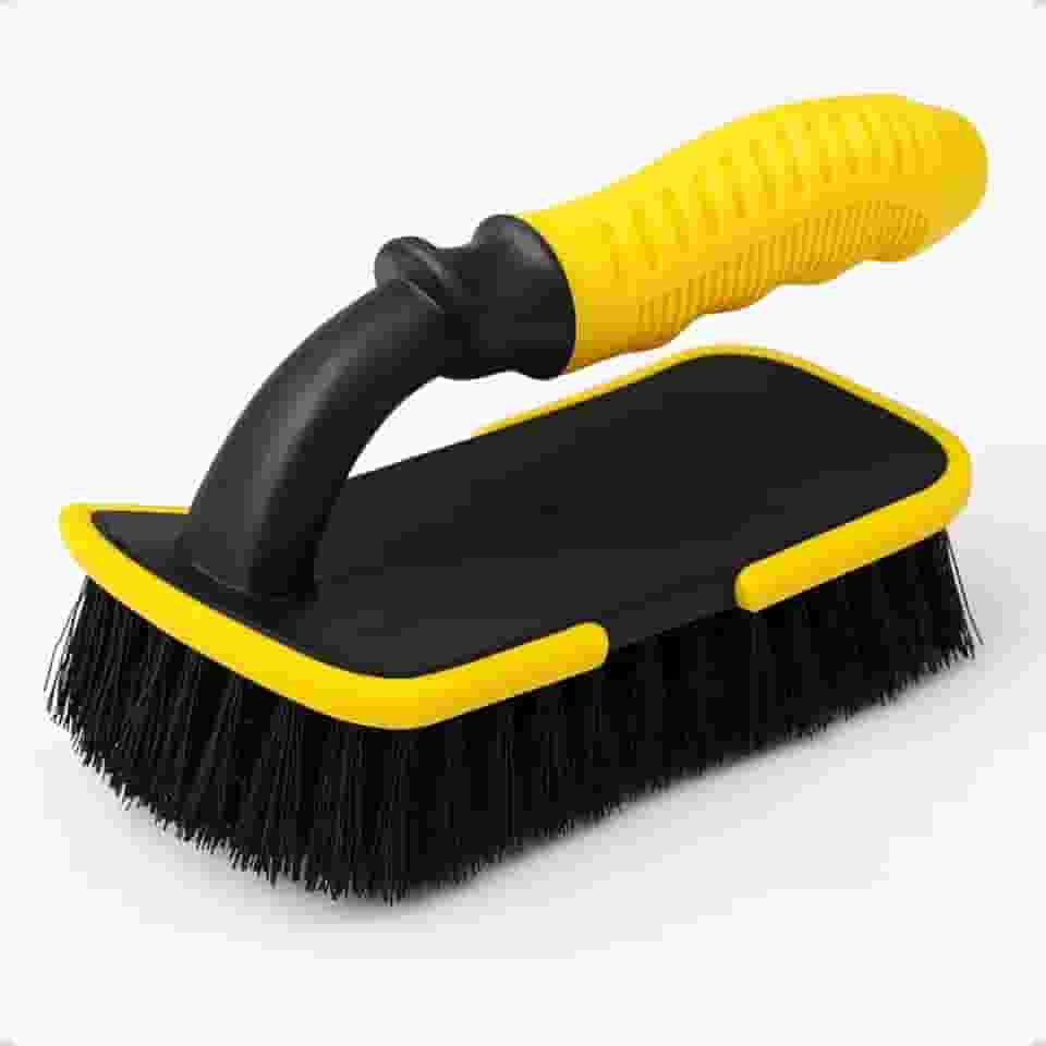 Escova Para Limpeza De Tapetes E Carpetes Cerdas Duras