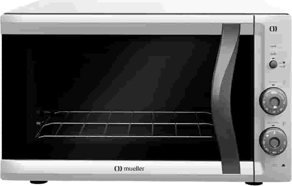 Forno Elétrico de bancada Mueller 50 litros e Vidro Duplo MFB50F 127V Branco