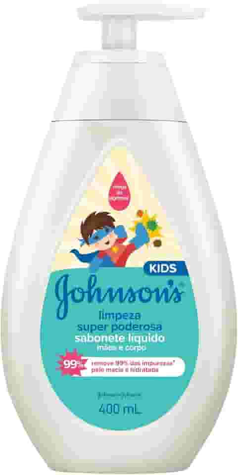 Johnson's Baby Sabonete Líquido Infantil Limpeza Super Poderosa, 400ml