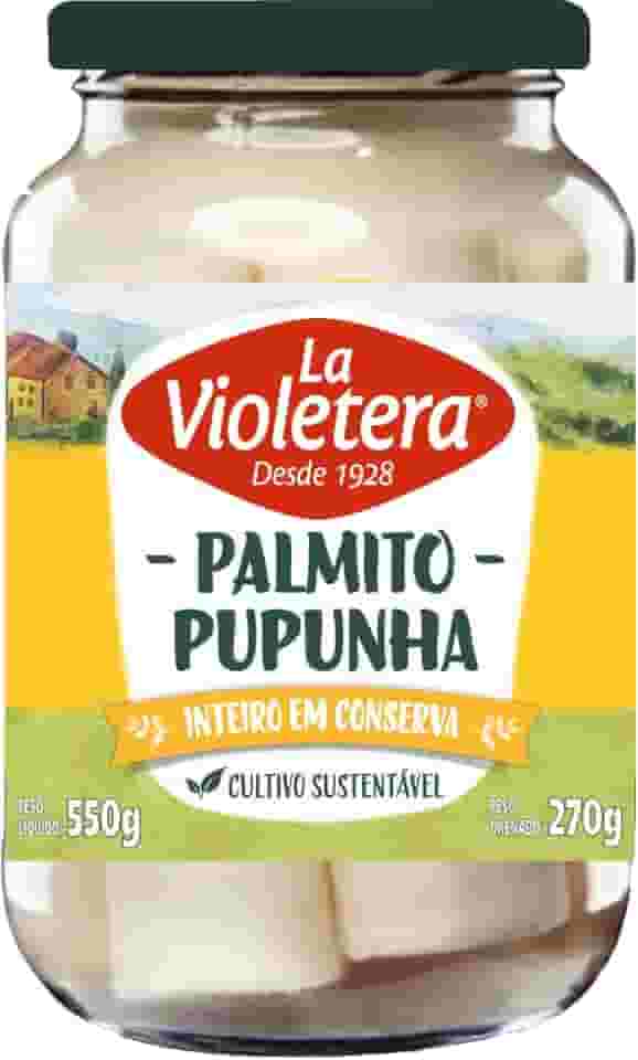 Palmito de Pupunha Inteiro La Violetera 270g