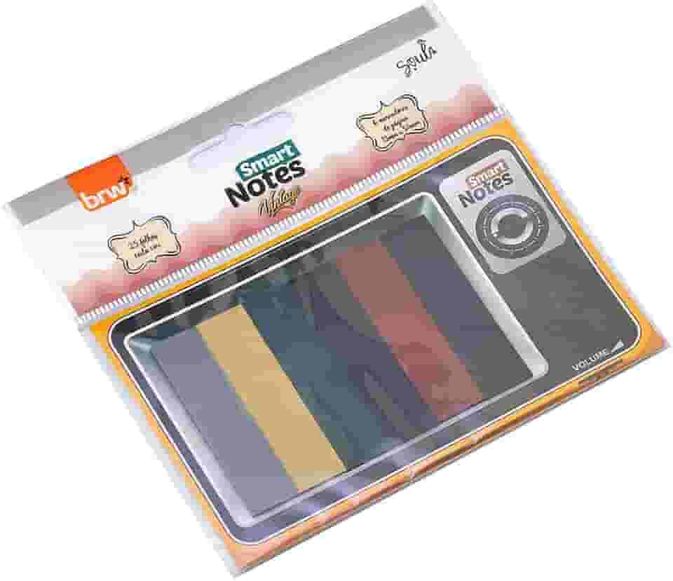 Marcador de Página 13x54mm Vintage Televisão 6 Cores, BRW