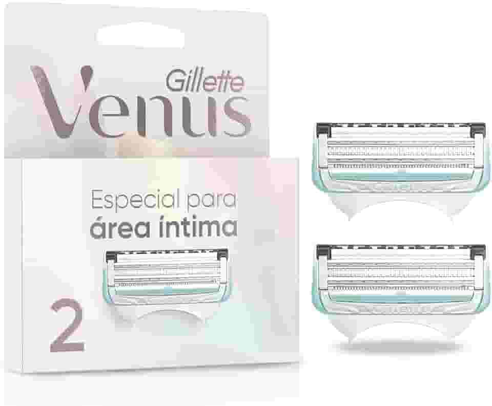 Gillette Venus para Área Íntima, Carga para Aparelho de Depilação Íntima 2 Unidades