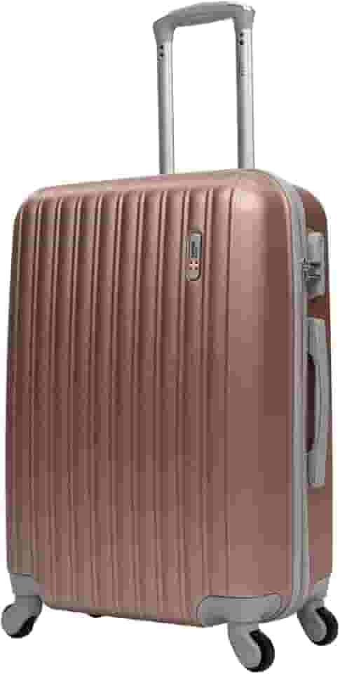 Mala de viagem média 23kg Londres Swiss Move Rose