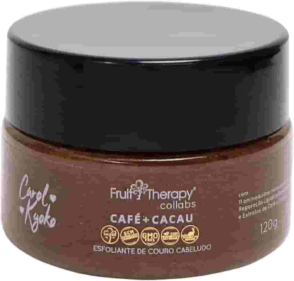 Recontrutor Capilar Café + Cacau Carol Kyoko 290ML (Esfoliante de Couro Cabeludo Café + Cacau Carol Kyoko 120G)