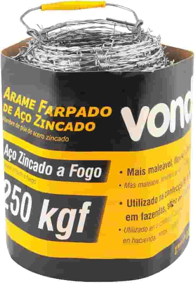 Arame Farpado 250kgf 100 metros - Vonder