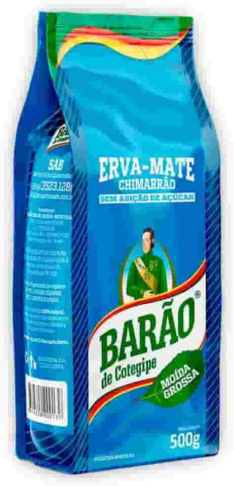 Barão de Cotegipe, Erva Mate Moída Grossa 80% Folhas 500g Barão de Cotegipe