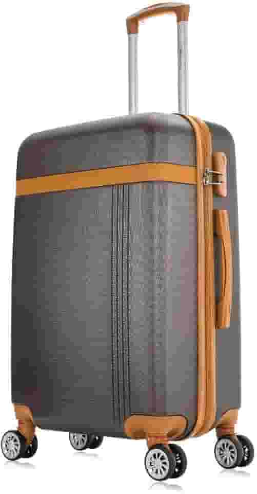 Mala de viagem média 23kg Bruges Swiss Move Marrom