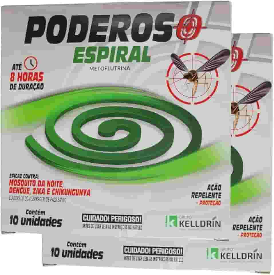 Inseticida Repelente Espiral Pernilongo Dengue 20 Unidades