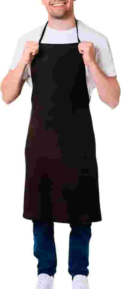 Avental Churrasqueiro Cozinheiro Impermeável Preto