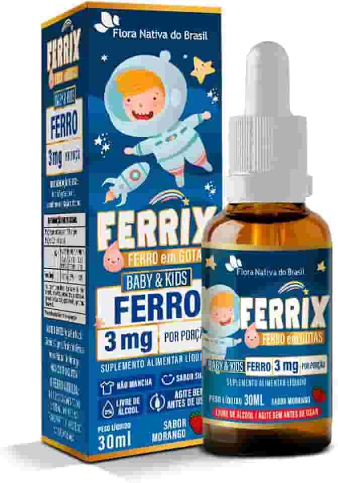 FERRIX KIDS VITAMINA FERRO 30ML - FLORA NATIVA
