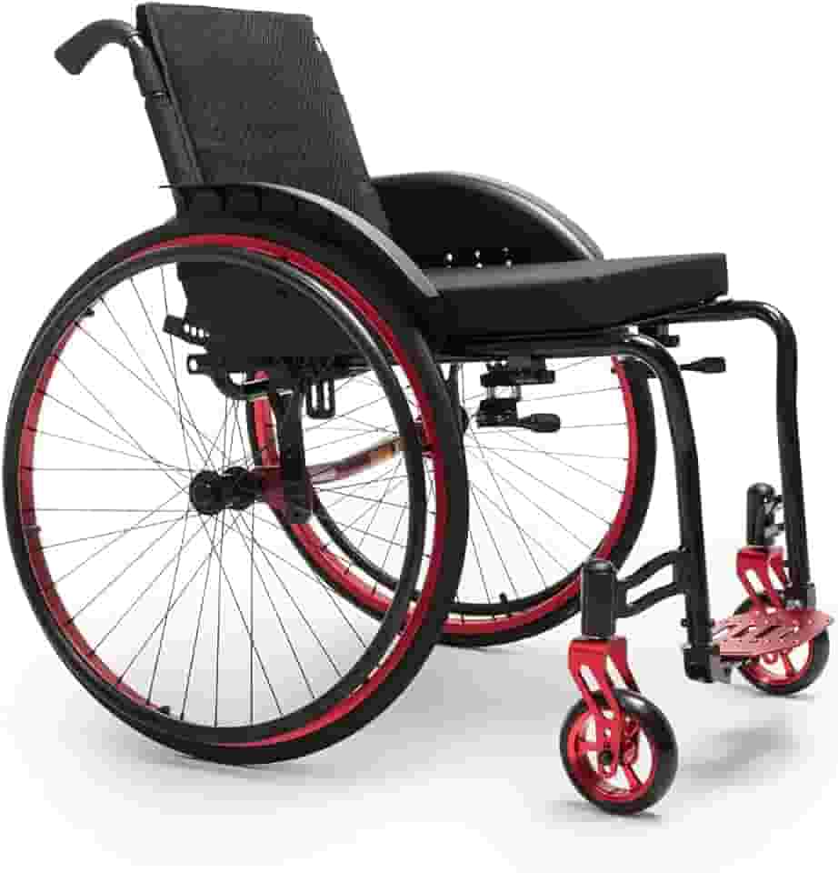 - Cadeira de Rodas Monobloco Dellamed Tam 38 Reclinável e com Estrutura em Alumínio - M2 Max Moving