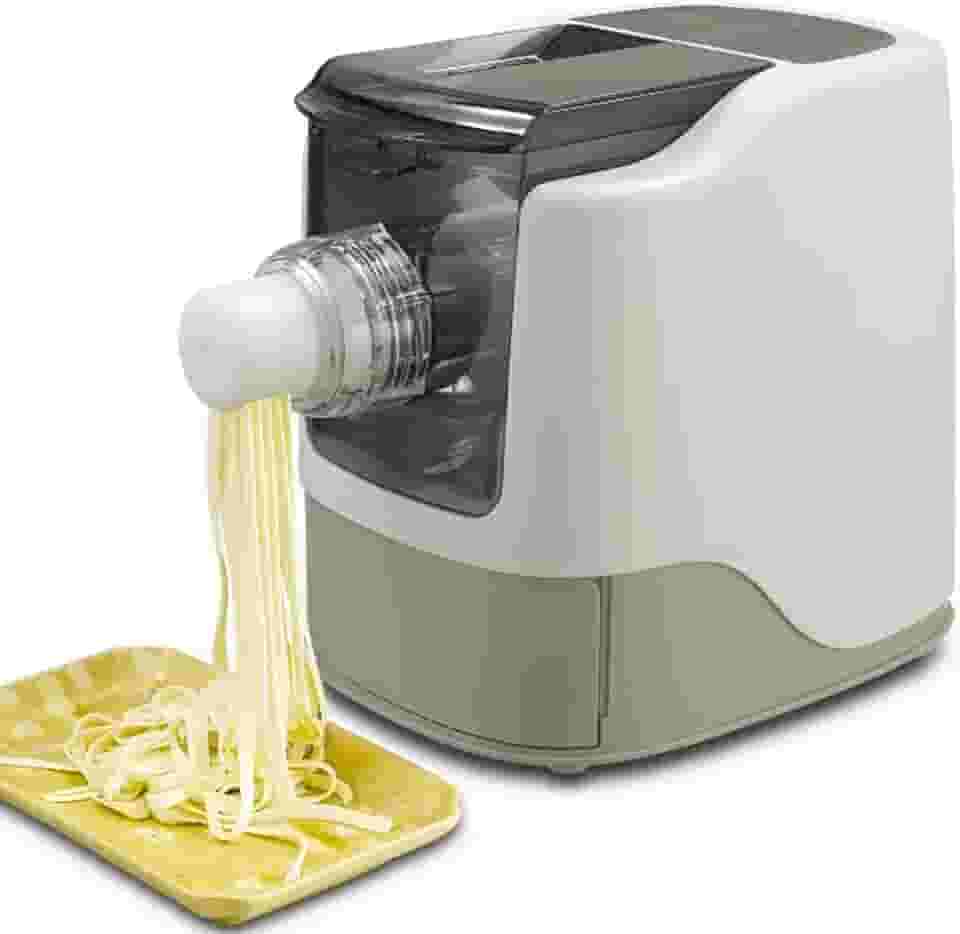 Máquina elétrica para fazer macarrão de espaguete doméstico pequeno para casa mini máquina de macarrão extrusora de macarrão 260 W utensílios de cozinha com 13 moldes de macarrão, economiza tempo e esforço e é amigável para iniciantes/1955