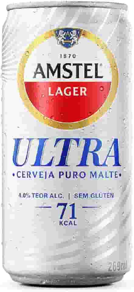 Amstel Ultra Cerveja Puro Malte, Lata 269ml