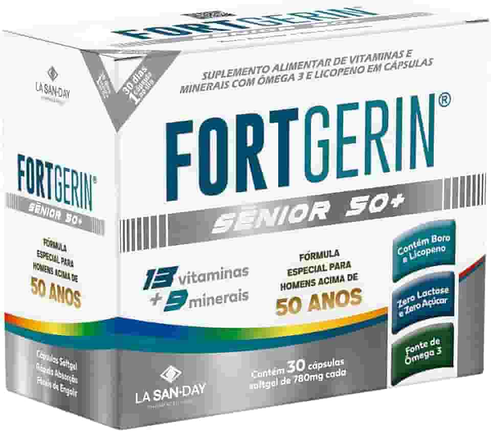 Fortgerin Senior 50+ (30 Cápsulas) - Fórmula especial para homens acima de 50 anos