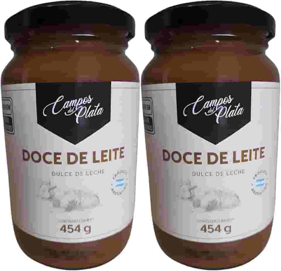 Doce de Leite - Menos Açúcar - Tradicional Argentino Campos del Plata 454g - 2 Unidades