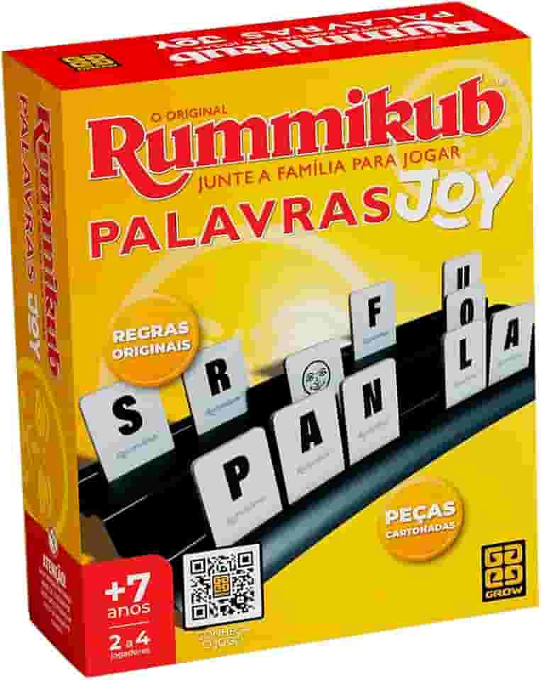 Jogo Rummikub Joy Palavras - Grow