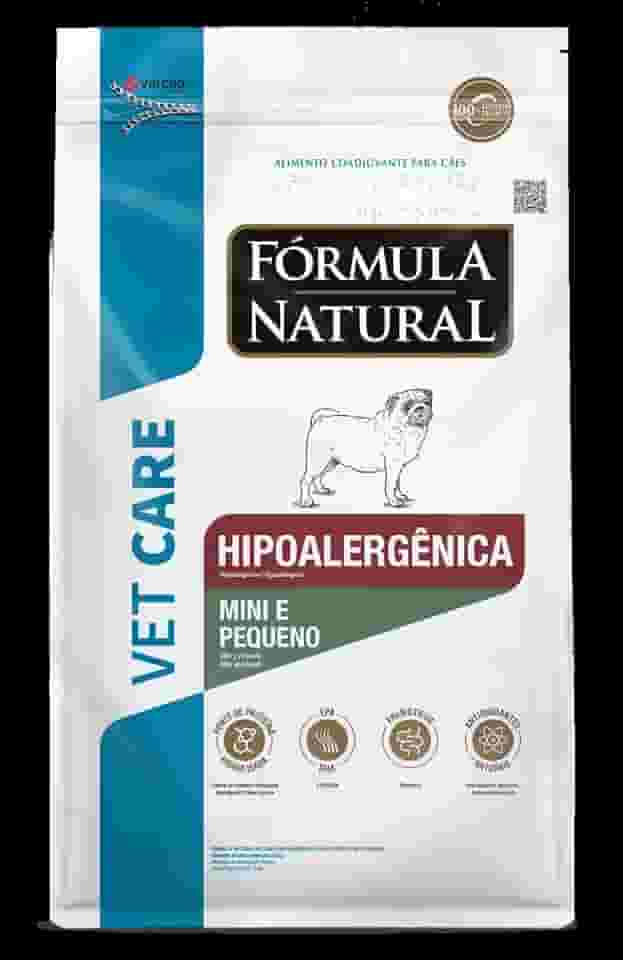 Fórmula Natural Ração Vet Care Hipoalergênico Para Cães Porte Mini E Pequeno 2Kg