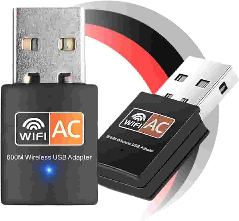 Antena Wifi Usb 5g Adaptador Receptor Dual Band 2.4/5ghz 600mbps Wireless Placa De Rede Wifi Gigabit