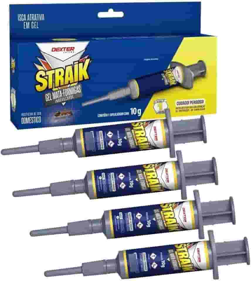 Veneno Para Formiga Gel Straik Dexter Latina Mata Em 72 Horas Kit Com 4 Unidades