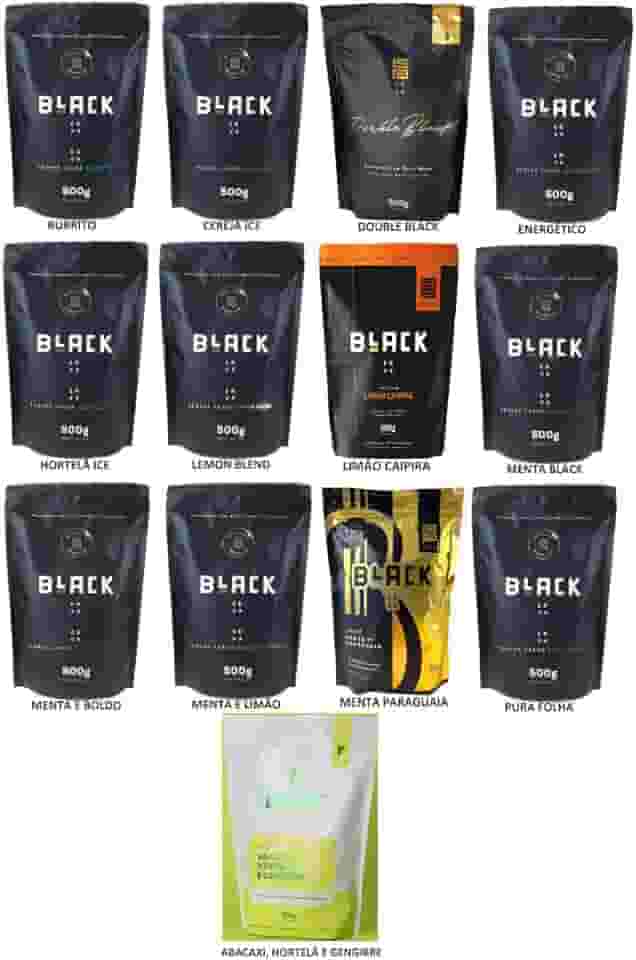 Erva Mate Terere Black Erva 500g + Nf - Escolha O Sabor (Burrito)