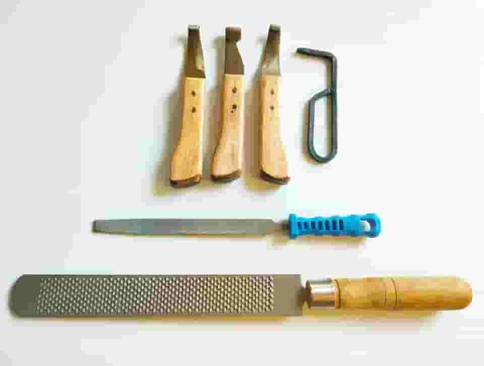 Grosa Casqueamento Cabo Madeira Rinetes Lima Especial