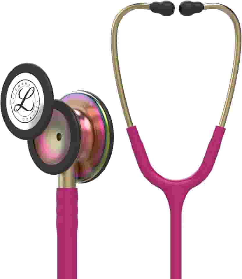 Estetoscópio 3M Littmann Classic III Raspberry Rainbow 5806