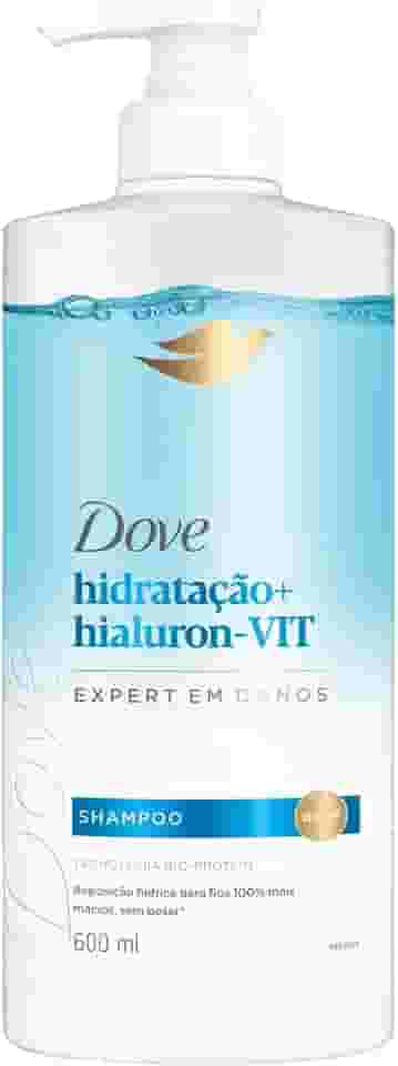 Dove Shampoo Hidratação + Hialuron-Vit 600ml Pump