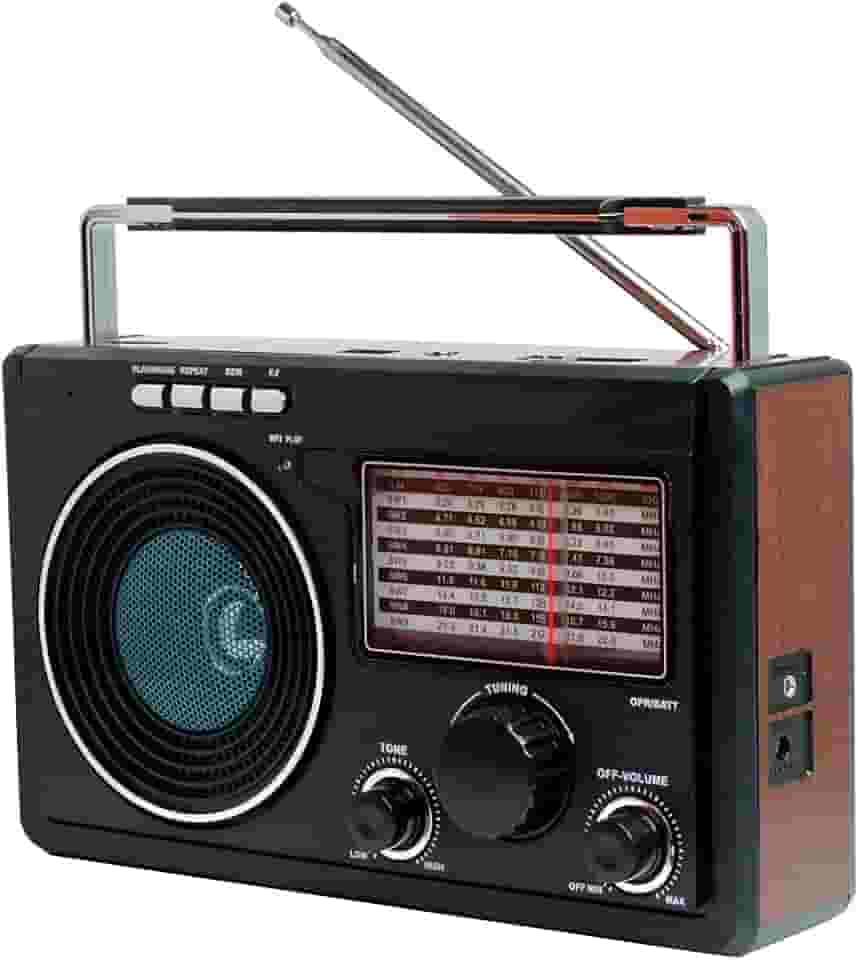 Rádio Recarregável Portátil AM/FM / USB/SD Livstar CNN 686