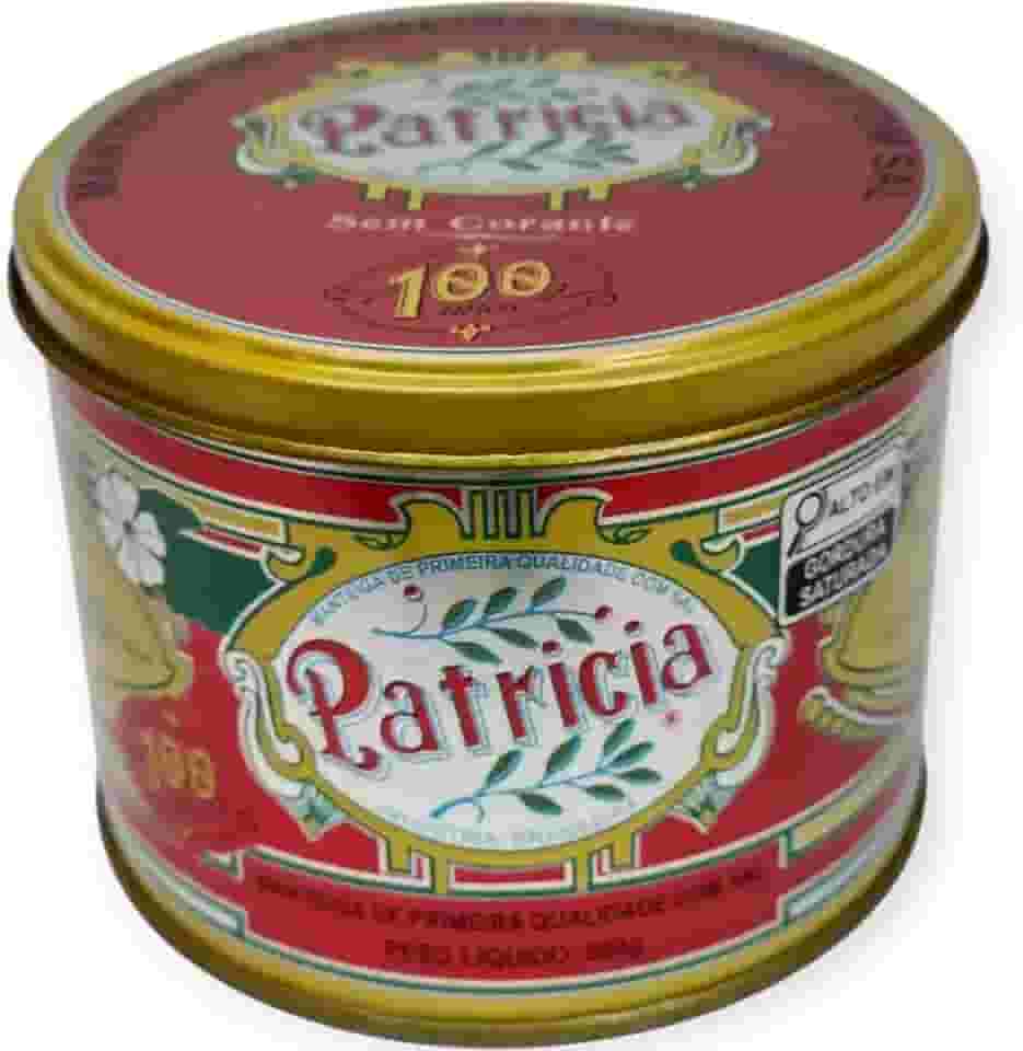 Manteiga PATRICIA Lata 500g - Sem conservantes - Com Sal - 100 Anos de Tradição Mineira do Interior
