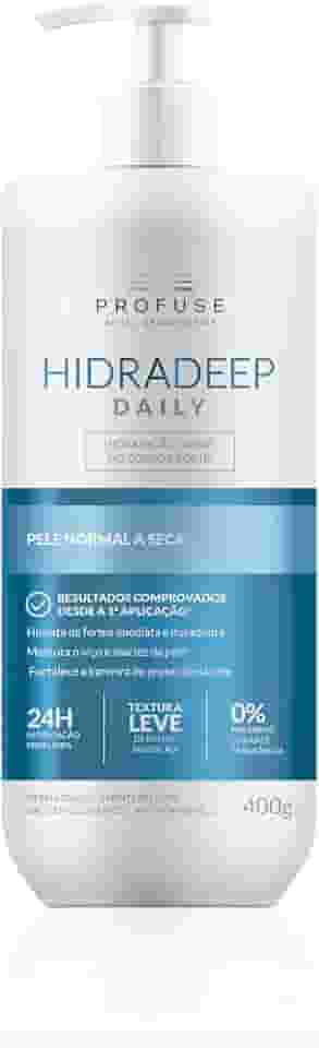 Profuse Hidratante para Corpo e Rosto Hidradeep Daily Pele Normal a Seca com 400g