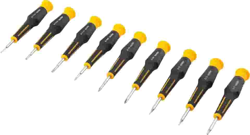 Jogo De Chaves De Fenda/Phillips/Hexalobular De Precisão, Com 9 Peças, Vonder.