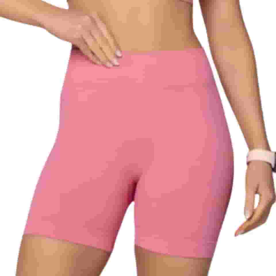 Short Academia Feminino Zero Transparência Sem Costura Poliamida Selene Adulto