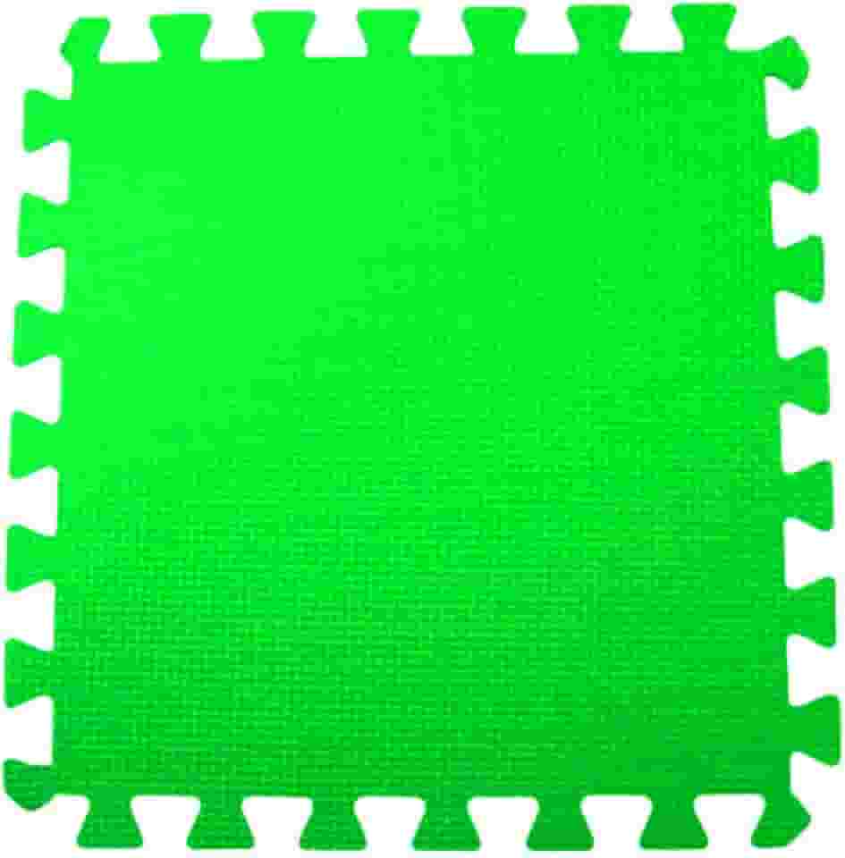 Tatame EVA 59x59cm 4 Peças Verde – Piso Modular Antiderrapante e Confortável para Exercícios e Brincadeiras | VMP