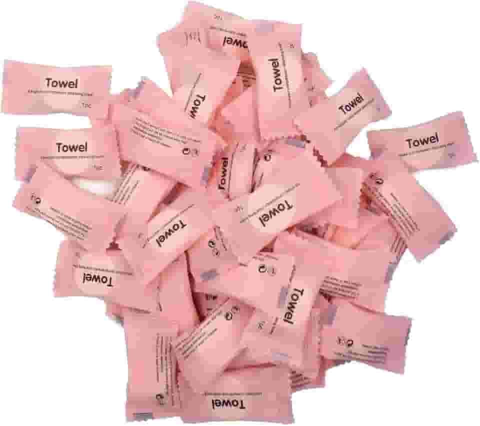 100u Toalha Desidratada P/Tratamentos Estéticos Descartável