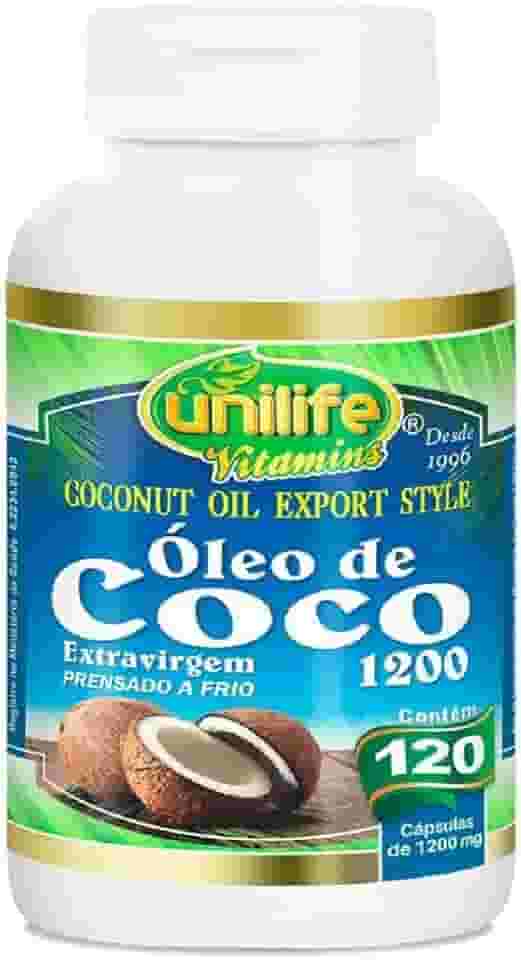Óleo de coco - Extra virgem - 120 cápsulas