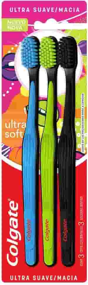 Escova de Dente Colgate Ultra Soft 3 unidades