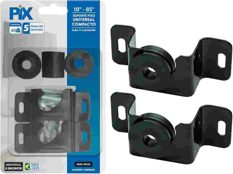 Suporte de TV Universal em Aço Carbono, 13 a 80 polegadas – Resistente e Instalação Simples!