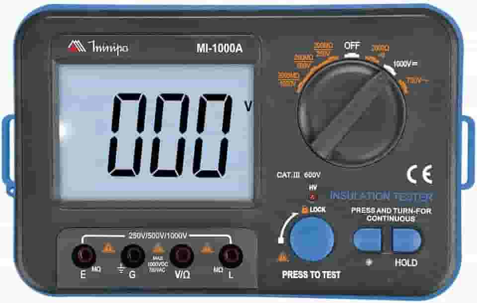 Megômetro Digital Minipa MI-1000A