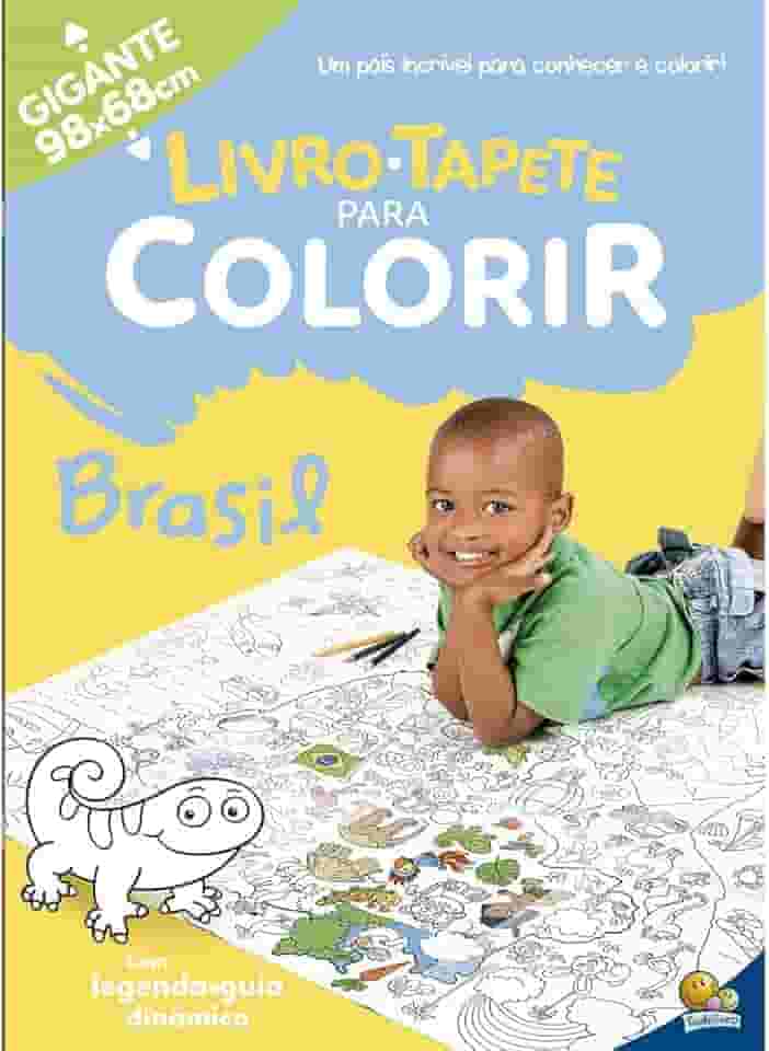 Livro-Tapete para Colorir: Brasil