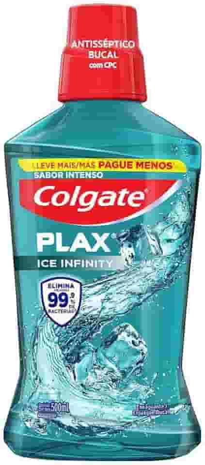 Enxaguante Bucal Colgate Plax Ice Infinity 500ml Promo Leve 500ml Pague 350ml
