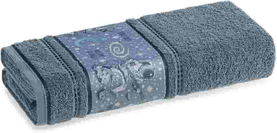 Toalha de Banho Infantil Divertida Kids Temática Lúdica Algodão Macia Karsten (Espacial)