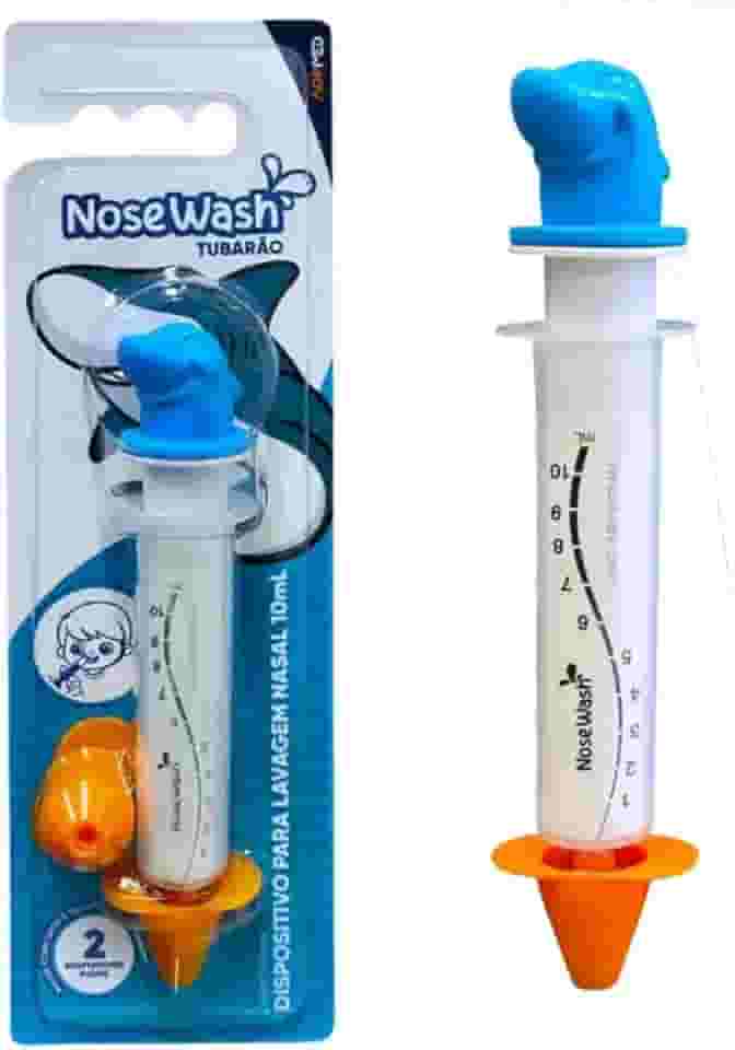 SERINGA P/ LAVAGEM NASAL NOSEWASH 10ML - TUBARÃO