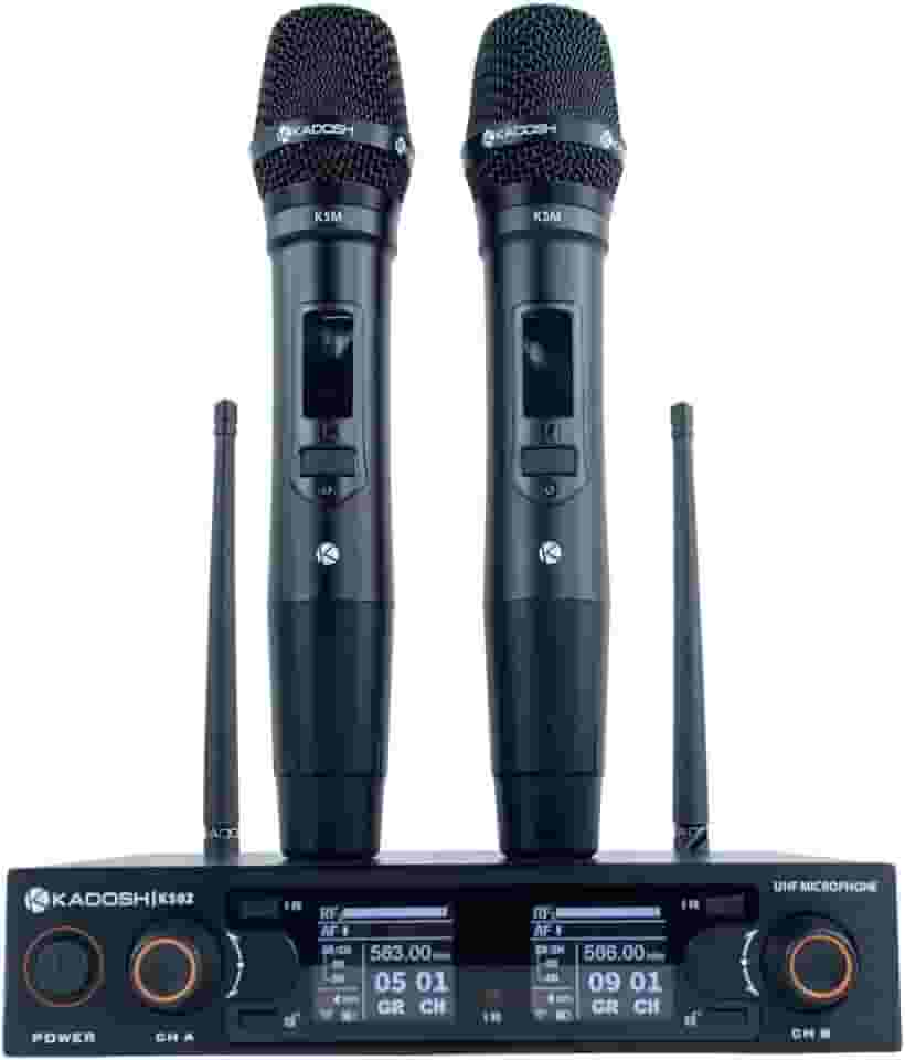 Microfone Kadosh Duplo Sem Fio K 502 M Original