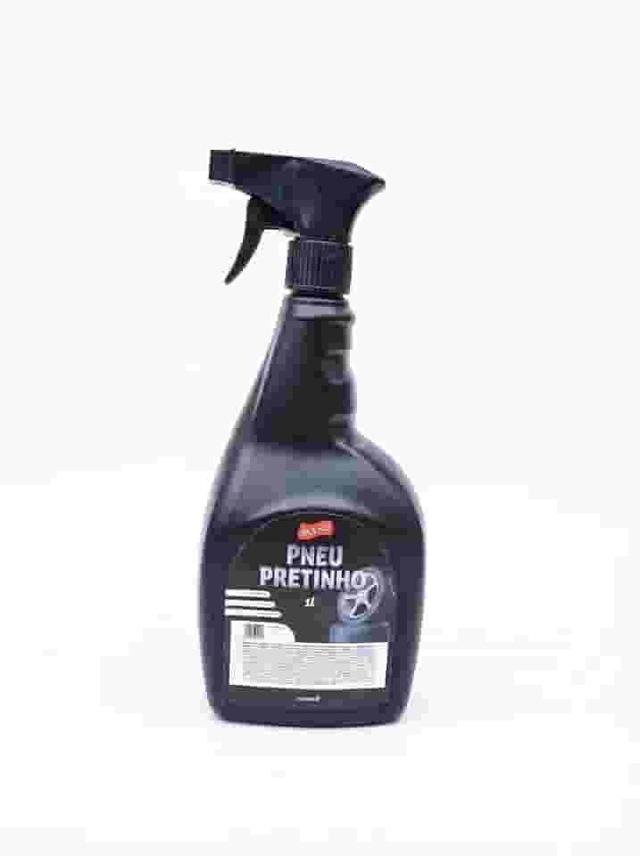 Preteador de Pneu Pretinho 500ml Bueno - Brilho Intenso e Proteção Prolongada com Gatilho Spray - Limpeza Automotiva Profissional